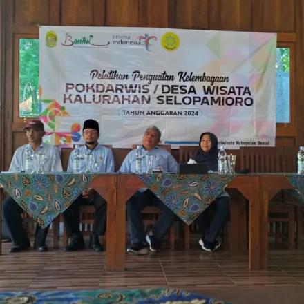 Program PIK Peningkatan Kapasitan Pokdarwis Kalurahan Selopamioro Selama 3 Hari