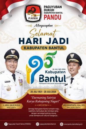 Selamat Hari Jadi Kabupaten Bantul ke 195