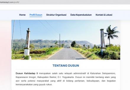 Dusun Kalidadap 2 Lebih Dekat di Website 